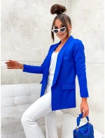 Klasická dámska bunda v chrpovej farbe (8259)