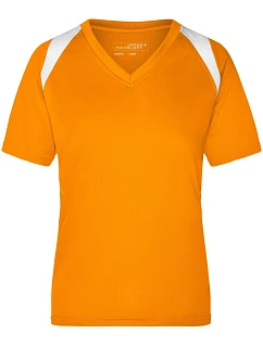 Daiber JN 396 Dámske bežecké tričko 02.0396 oranžové/biele