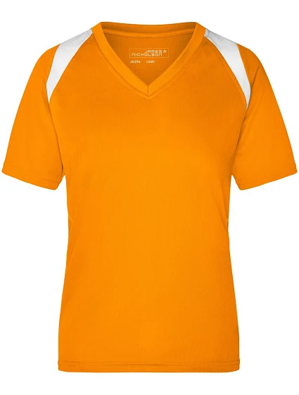 Daiber JN 396 Dámske bežecké tričko 02.0396 oranžové/biele Daiber JN 396 Dámske bežecké tričko 02.0396 oranžové/biele