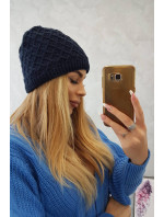 Fleecová čepice model 18750829 tmavě modrá - K-Fashion