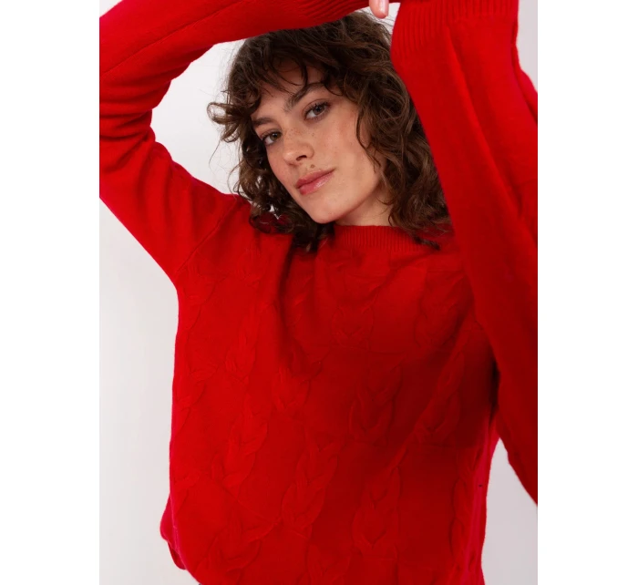 Dámský svetr AT SW model 21802009 Červená - FPrice