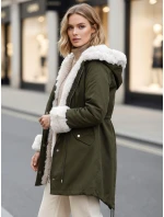 Dámská zimní bunda zelená Dstreet model 21982592 - FashionStreet