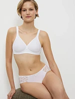 Triumph - Modern Soft+Cotton: pruhovaná bavlnená podprsenka bez kostice Triumph