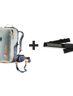 Deuter Alproof Lite 22L lavínový batoh - cín/čierna + Garmin HRM Dual senzor