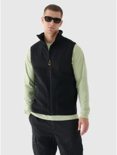 Pánske tričko bez rukávov so stojačikom 4F 4FRAW24TVESM172-20S