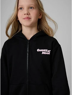 Dívčí volná mikina s kapucí model 22099321 - 4F