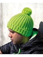 R Pletená čepice s bambulí 28. lime model 22424912 - Result Headwear R Pletená čepice s bambulí 28. lime model 22424912 - Result Headwear