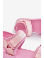 Damskie Sportowe Sandały Big Star LL274729 Różowe Damskie Sportowe Sandały Big Star LL274729 Różowe