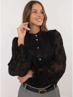 Košeľa LK KS 509801.87P čierna