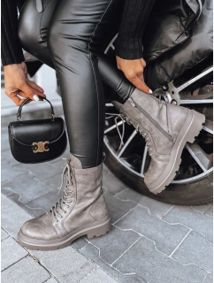 Dámské šedé kozačky model 21972041 - Dstreet