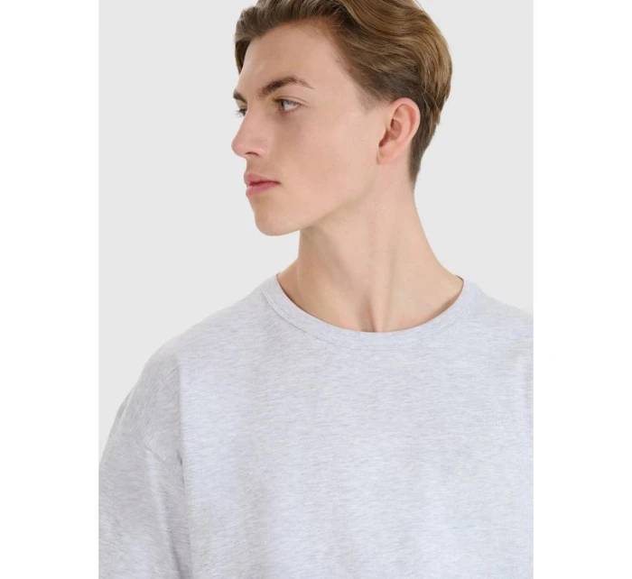 Oversize jednofarebné unisex tričko 4F 4FWSS25TTSHU1972-27M Oversize jednofarebné unisex tričko 4F 4FWSS25TTSHU1972-27M