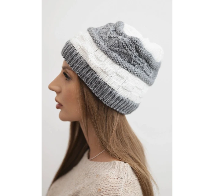 Čepice s rolováním Magda K293 camel