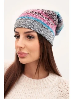 Čepice s fleecem  růžová model 21878029 - K-Fashion