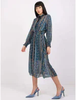 Šaty DHJ SK 15177 1.04P tmavo modrá Šaty DHJ SK 15177 1.04P tmavo modrá