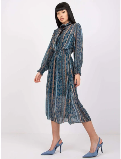 Šaty DHJ SK 15177 1.04P tmavo modrá Šaty DHJ SK 15177 1.04P tmavo modrá