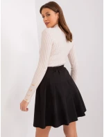 Spódnica LK SD model 19309754 czarny - FPrice Spódnica LK SD model 19309754 czarny - FPrice