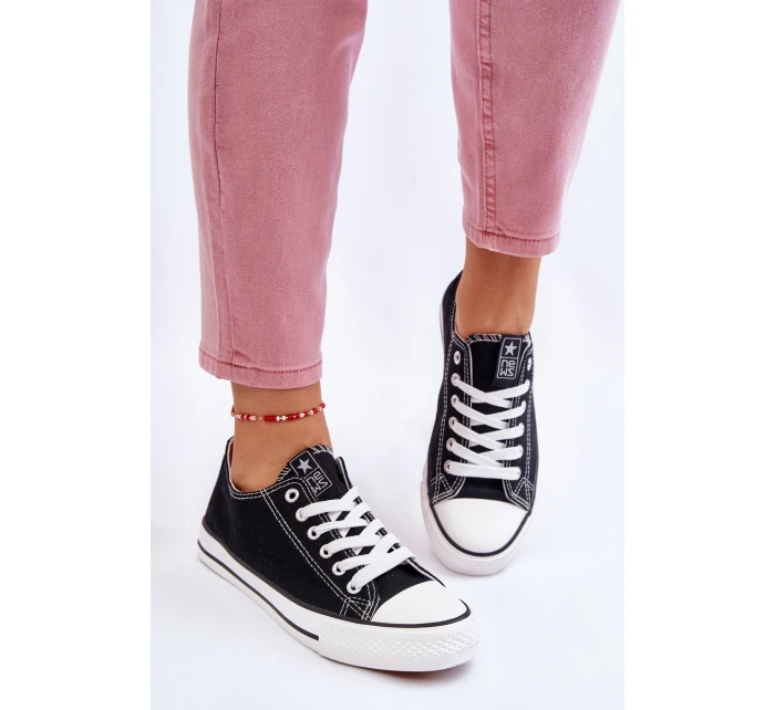 Dámské klasické tenisky černé a bílé model 21607880 - EVENTO