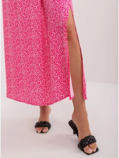 Sukňa D73771M50223A tmavoružová