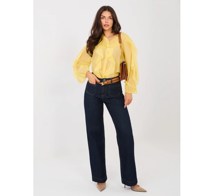 IT košeľa KS 29035.50 žltá