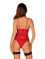 Elegantní korzet model 17076733 corset red - Obsessive