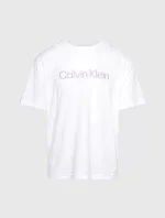Pánske tričko na spanie S/S CREW NECK 000NM2501E 100 white - Calvin Klein