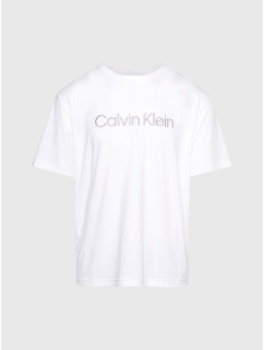 Pánske tričko na spanie S/S CREW NECK 000NM2501E 100 white - Calvin Klein