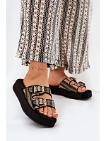 Šľapky na platforme, model 209946 Step in style Šľapky na platforme, model 209946 Step in style