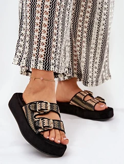 Šľapky na platforme, model 209946 Step in style
