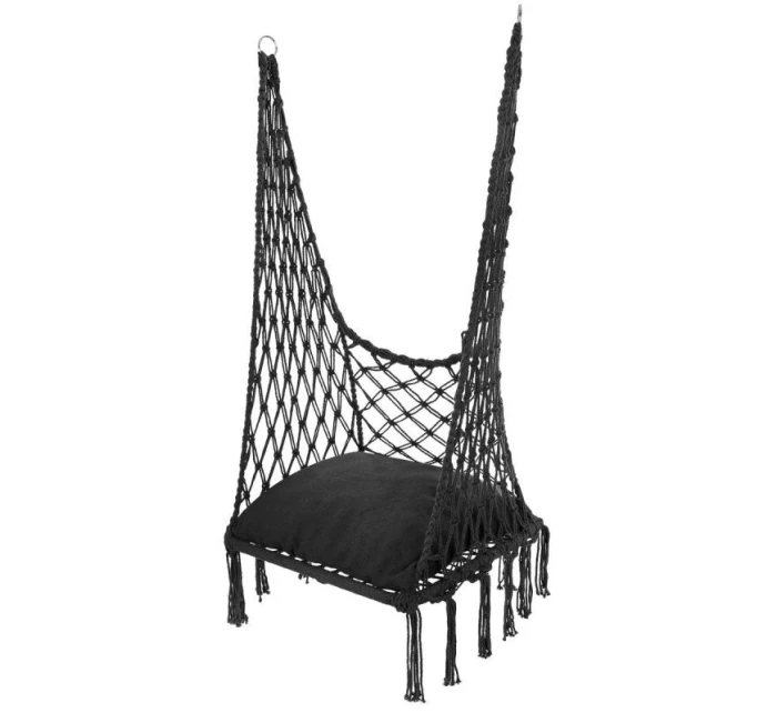 Závesná sedačka DRAGON HAMMOCK 60x60x115 cm s poduškou DARK GREY Závesná sedačka DRAGON HAMMOCK 60x60x115 cm s poduškou DARK GREY