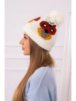 Dámský klobouk ecru model 18751613 - K-Fashion Dámský klobouk ecru model 18751613 - K-Fashion