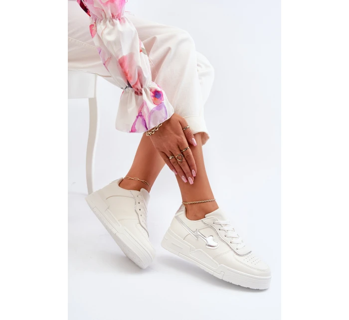 Dámské tenisky na platformě bílé model 21653076 - Boto