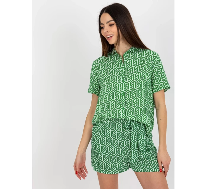 Dámská halenka model 18339303 zelená - FPrice