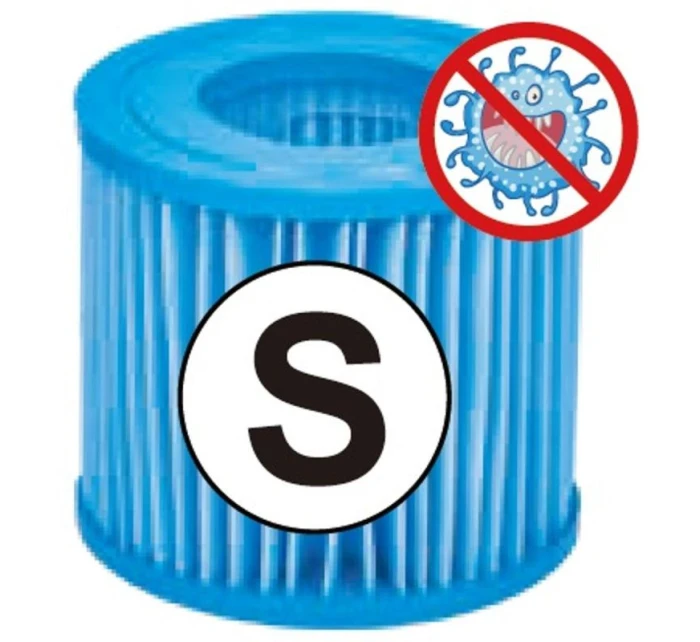 ANTIBAKTERIÁLNY FILTER ČERPADLA 300GAL 80X90MM 29P483
