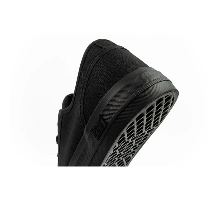 Lee pánske tenisky Ava Low čierne módne pohodlné Lee pánske tenisky Ava Low čierne módne pohodlné