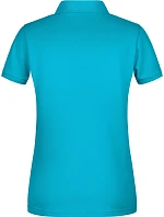 Dámské piqué polo z bio bavlny 02. turquoise model 22534282 - Daiber Dámské piqué polo z bio bavlny 02. turquoise model 22534282 - Daiber