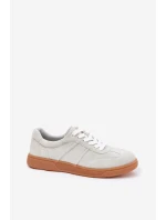 Semišové Nízké Tenisky Dámské Šedé model 21691159 - EVENTO