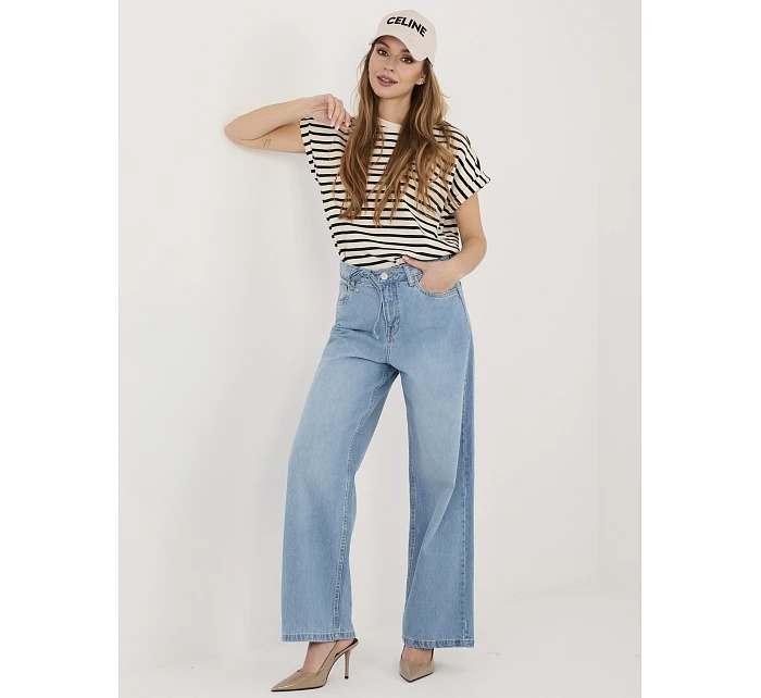 Nohavice D80033BB62629L219 modré