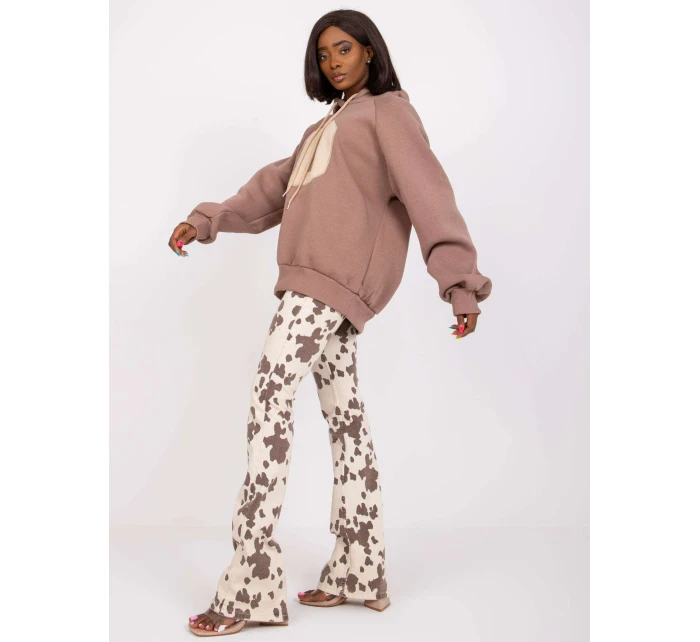 Mikina EM BL 651/D.29X hnedá