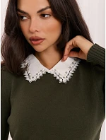 Sweter IR SW model 22401005 khaki - FPrice Sweter IR SW model 22401005 khaki - FPrice