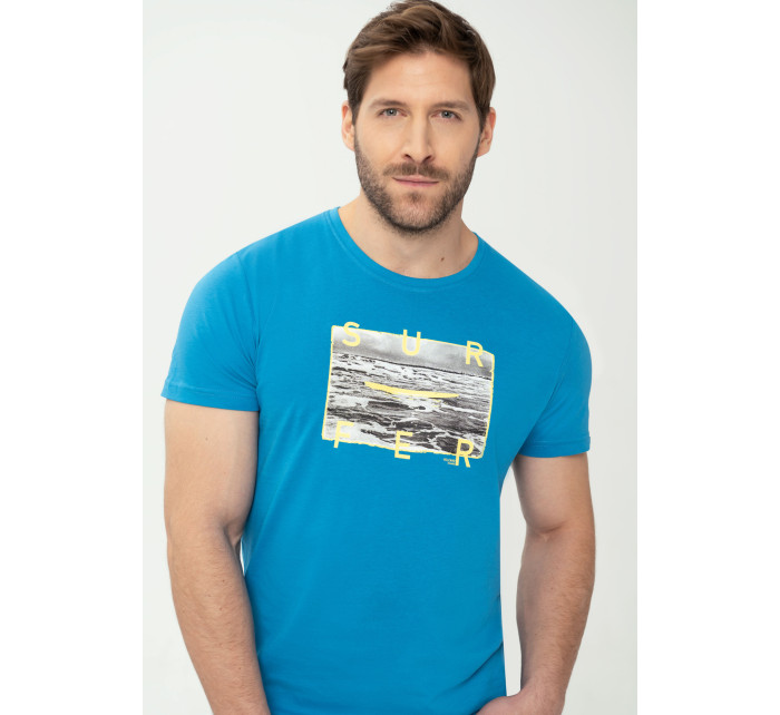 Volcano T-Surf T-Shirt M02032-S23 Svetlo modrá