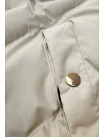 Kurtka damska z kapturem jasny beż model 21318846 - J.STYLE Kurtka damska z kapturem jasny beż model 21318846 - J.STYLE