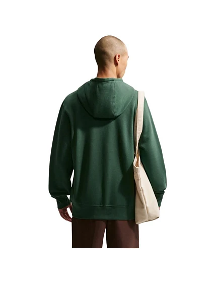 Pánská mikina Club BB FZ Hoodie, zelená, model 22311075 - NIKE