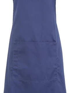 Premier PR 154 Zástěra s laclem a kapsou na břiše "Colours" 39.0154 marine blue