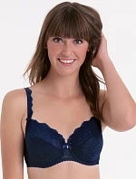 Podprsenka s kosticami Bobette 5288 navy blue - RosaFaia
