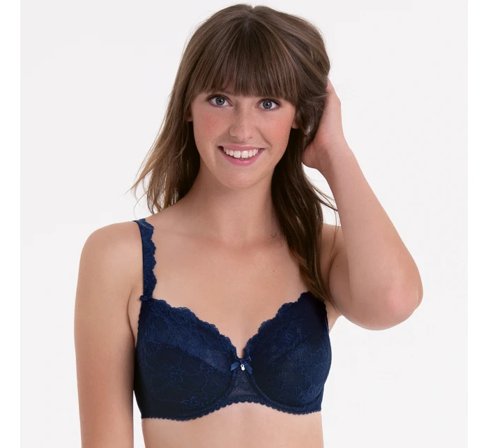 Podprsenka s kosticami Bobette 5288 navy blue - RosaFaia