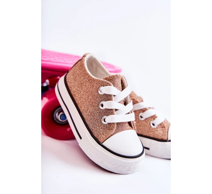 Dětské tenisky vázané Rose Gold model 21587094 - Boto