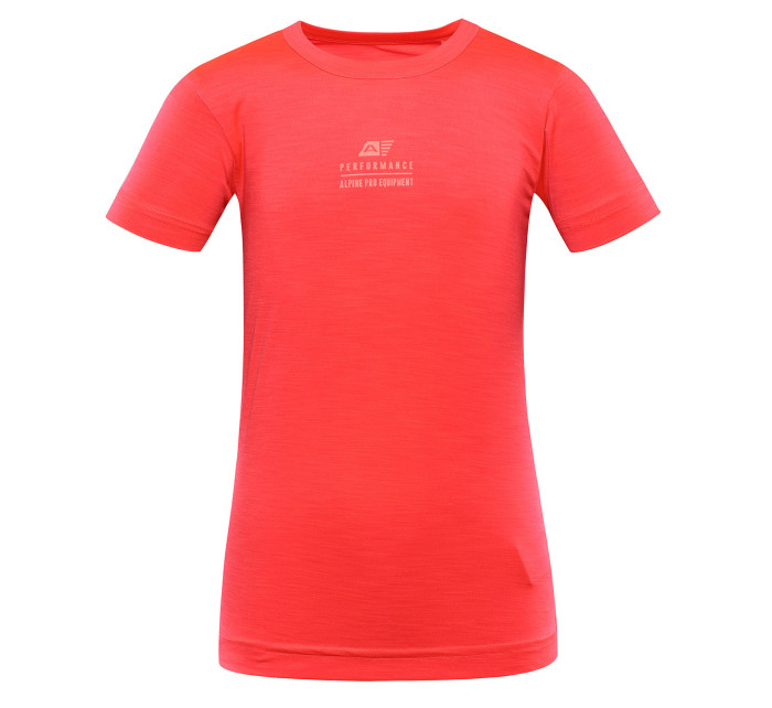 Detské rýchloschnúce tričko ALPINE PRO BASIKO diva pink