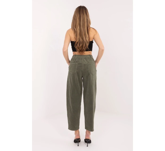 Šnúrové nohavice model 224998 Rue Paris Šnúrové nohavice model 224998 Rue Paris