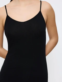 Beauty Layers Spaghetti Top Wool - BLACK - TRIUMPH BLACK - TRIUMPH