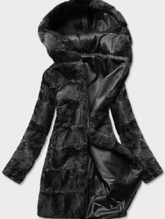KURTKA DAMSKA Z KAPTUREM CZARNA model 21243548 - S'WEST